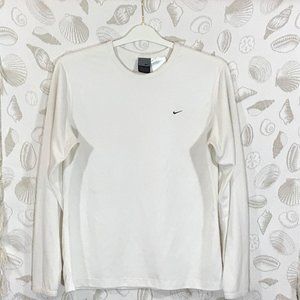 Womens Long-Sleeve Nike Dri-FIT Running Top M Whit